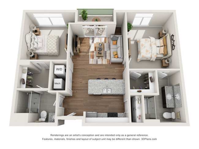 Floorplan - Environs Lofts at East 54