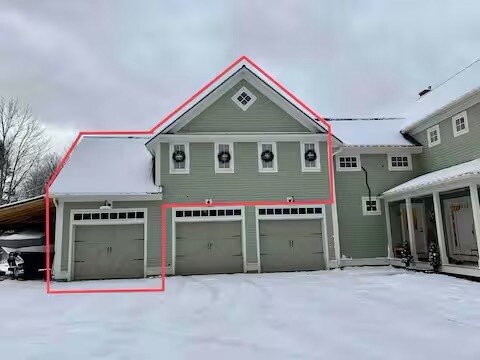 Redout line is the space included in the rental - 15 Coopers Lndg