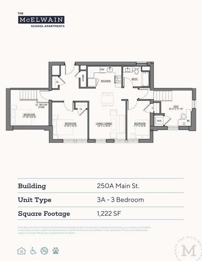 Floorplan - The McElwain School Apartments