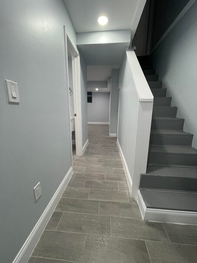 basement level hall way - 5021 13th St NE