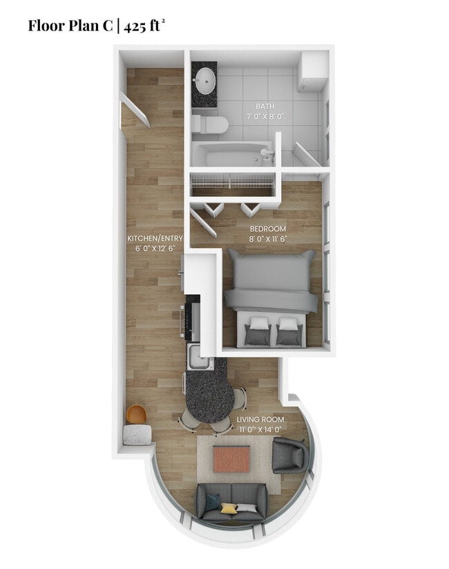 Floorplan - The Fitz Flats