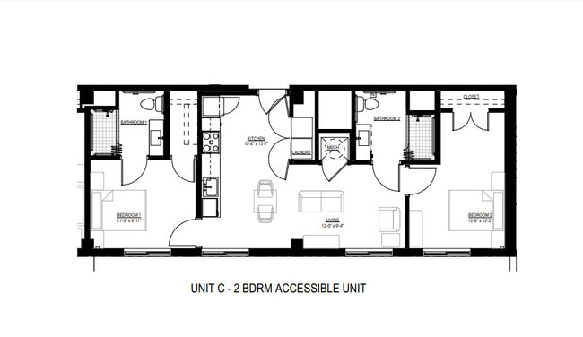 Floorplan - 62+ Steve Protulis Towers East & West