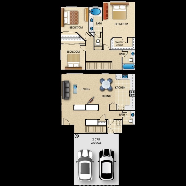 Floorplan - Arbor Lane Apartment Homes