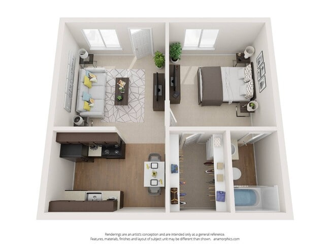 Floorplan - The Vintage Apartments