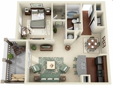 A1 - Balcony - Elms Odenton