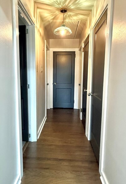 Hallway with designer colors - 820 Thirba St