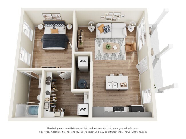 Floorplan - Oak Isle Cottages