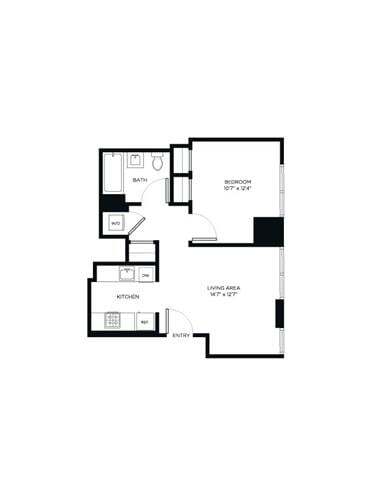 Floorplan - Third at Bankside