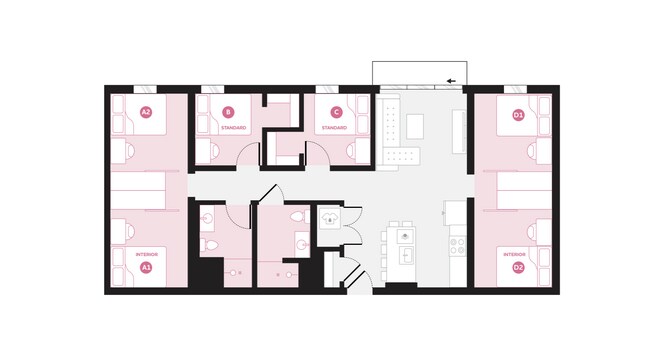 6x2 Lite Balcony A - Hub LA Coliseum