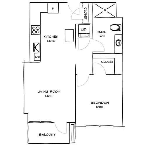 Floorplan - Indigo Apartments