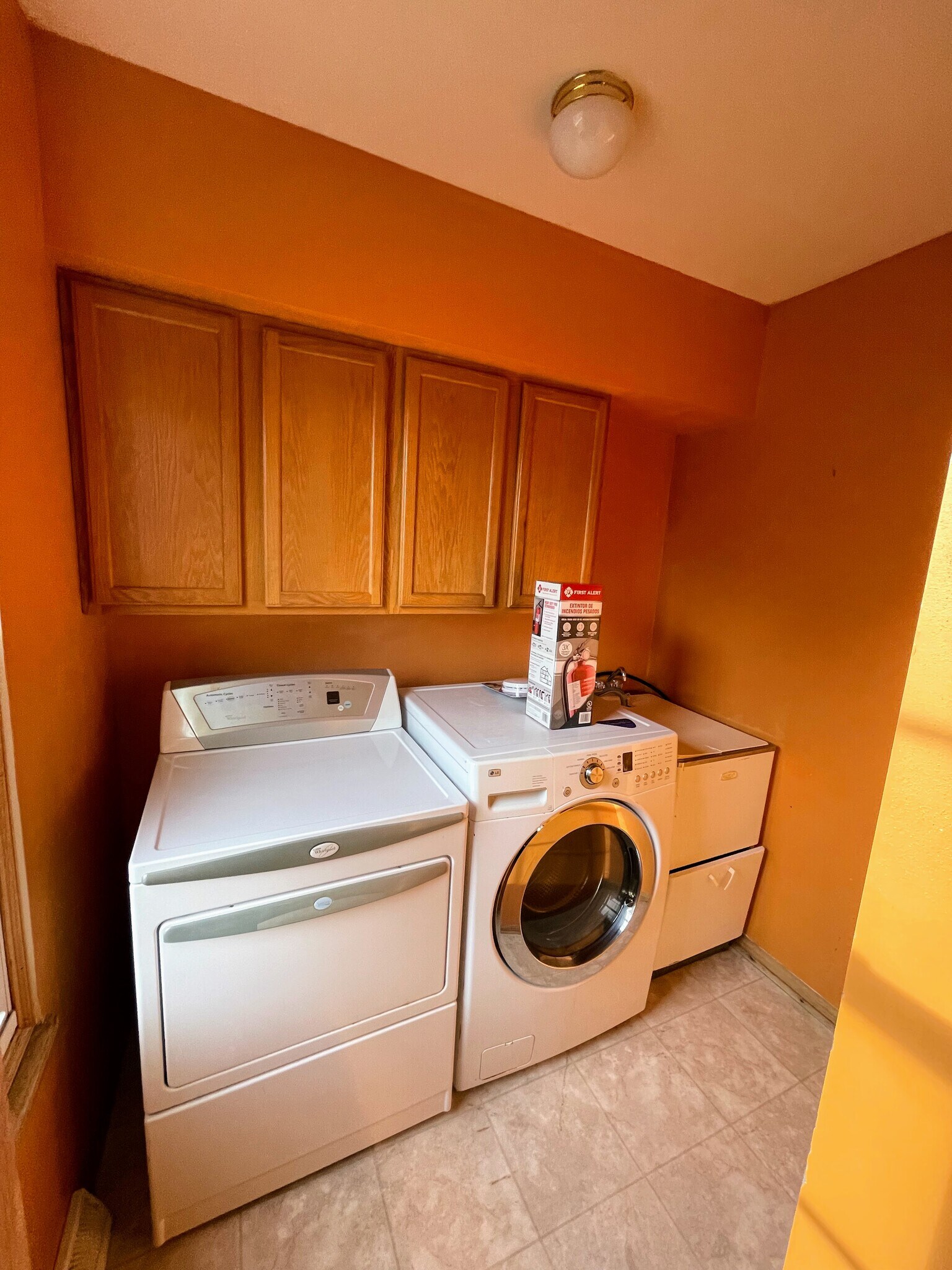 In-unit washer, dryer, cabinet space and sink - 2216 Patrick Ln
