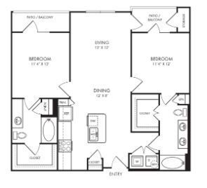 Floorplan - The Mark at Midtown Park