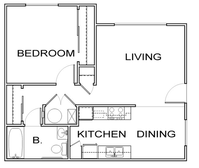 1BR/1BA - Placerville Apartments
