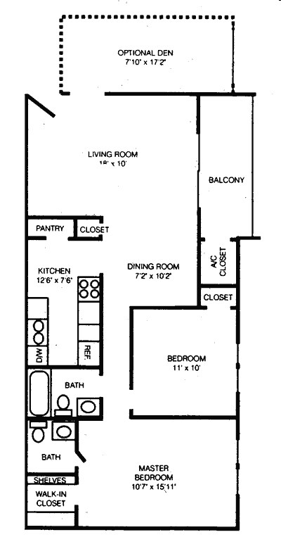 2BR/1.5BA - Plaza Apartments - NC