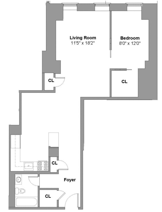 1BR/1BA - 88 Lexington Avenue