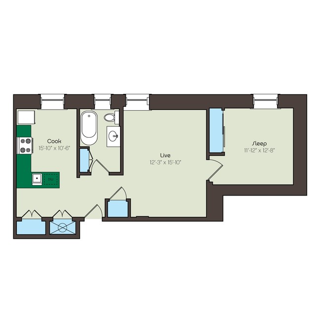 Floorplan - Paradise Flats