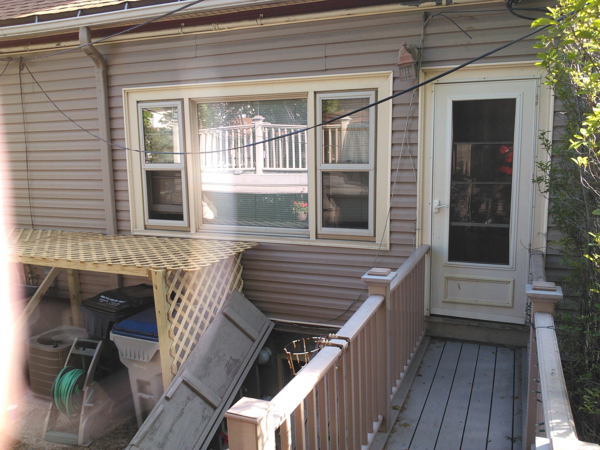 Deck entrance to unit - 1560 E Irving Plz