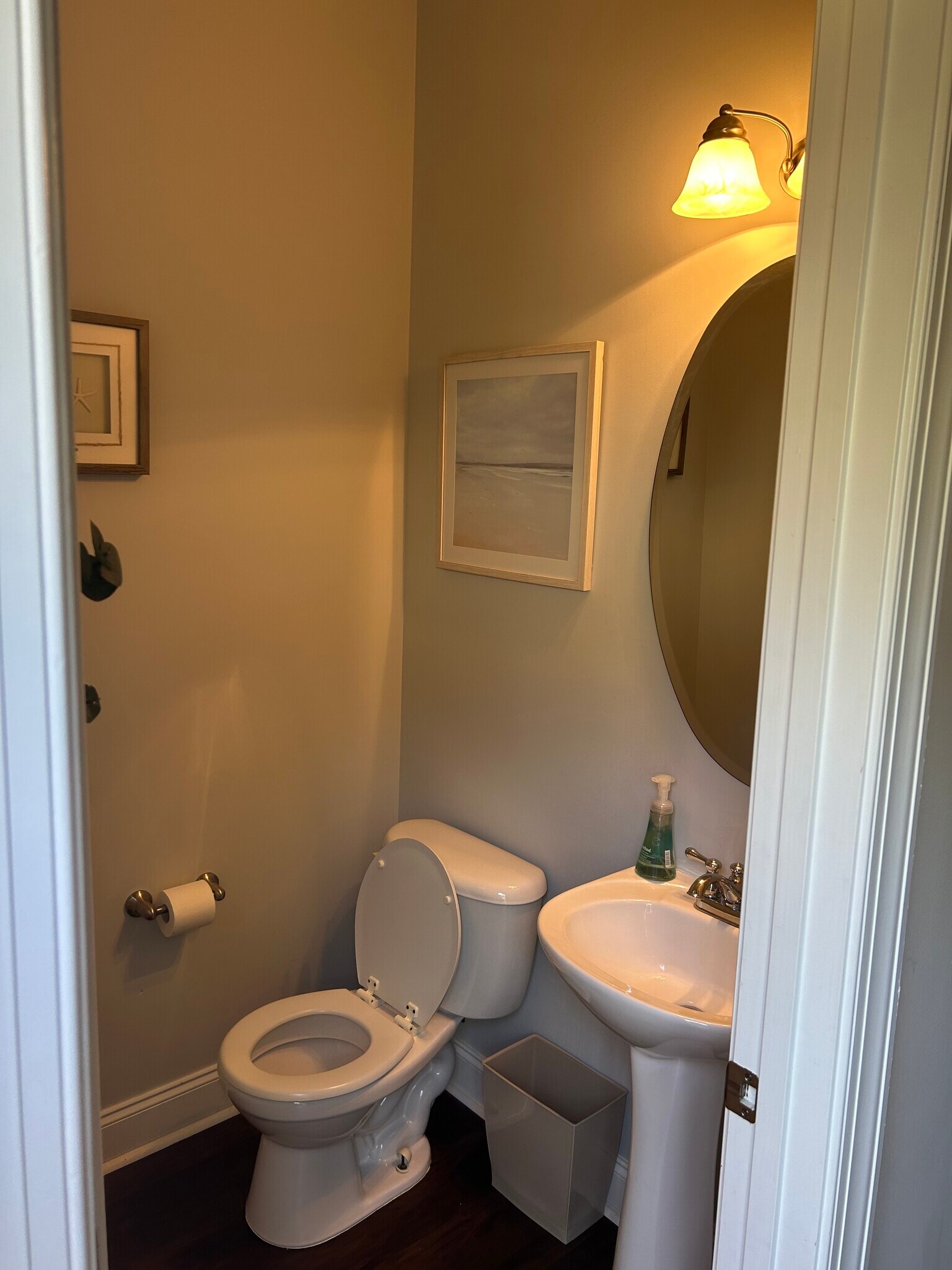 2nd floor half bath - 2615 Stewart Pines Dr