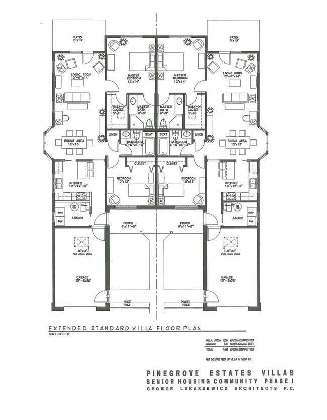 Extended Standard Villa Floor Plan - Pine Grove Estates