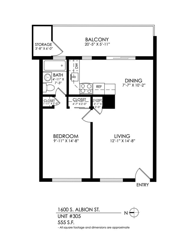 Floorplan - 1600 S Albion