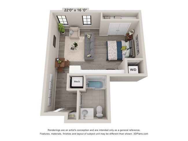 Primary Photo - Unit F Luxury Studio (55+)