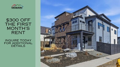 Building Photo - $5,640.95, $300 off the first month's rent, 4 Beds - 5 Bath, Townhouse in Denver with Office!