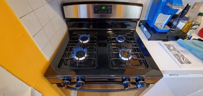 Stainless Steel Stove - 6442 N Glenwood Ave