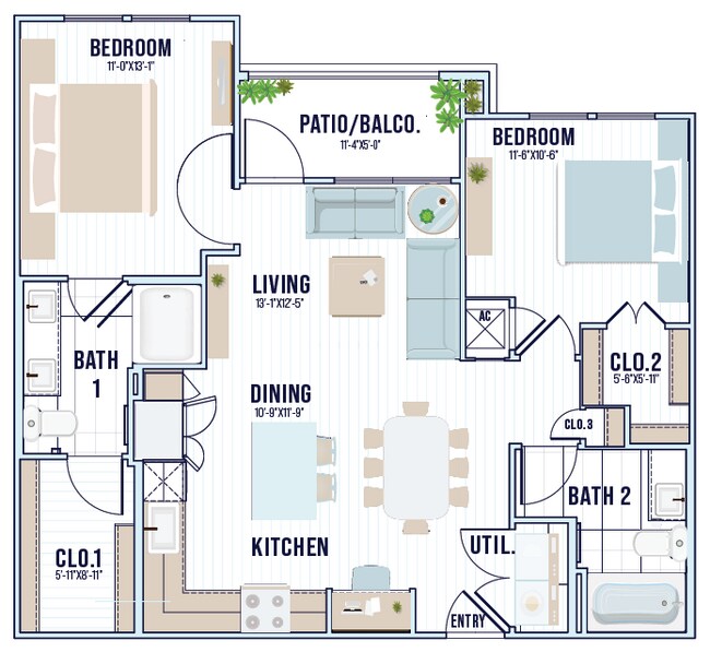 B1 | 965 sq ft - Dakota at Shepherd