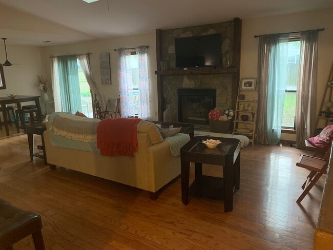 Living room w/ fire place - 46 Held Cir