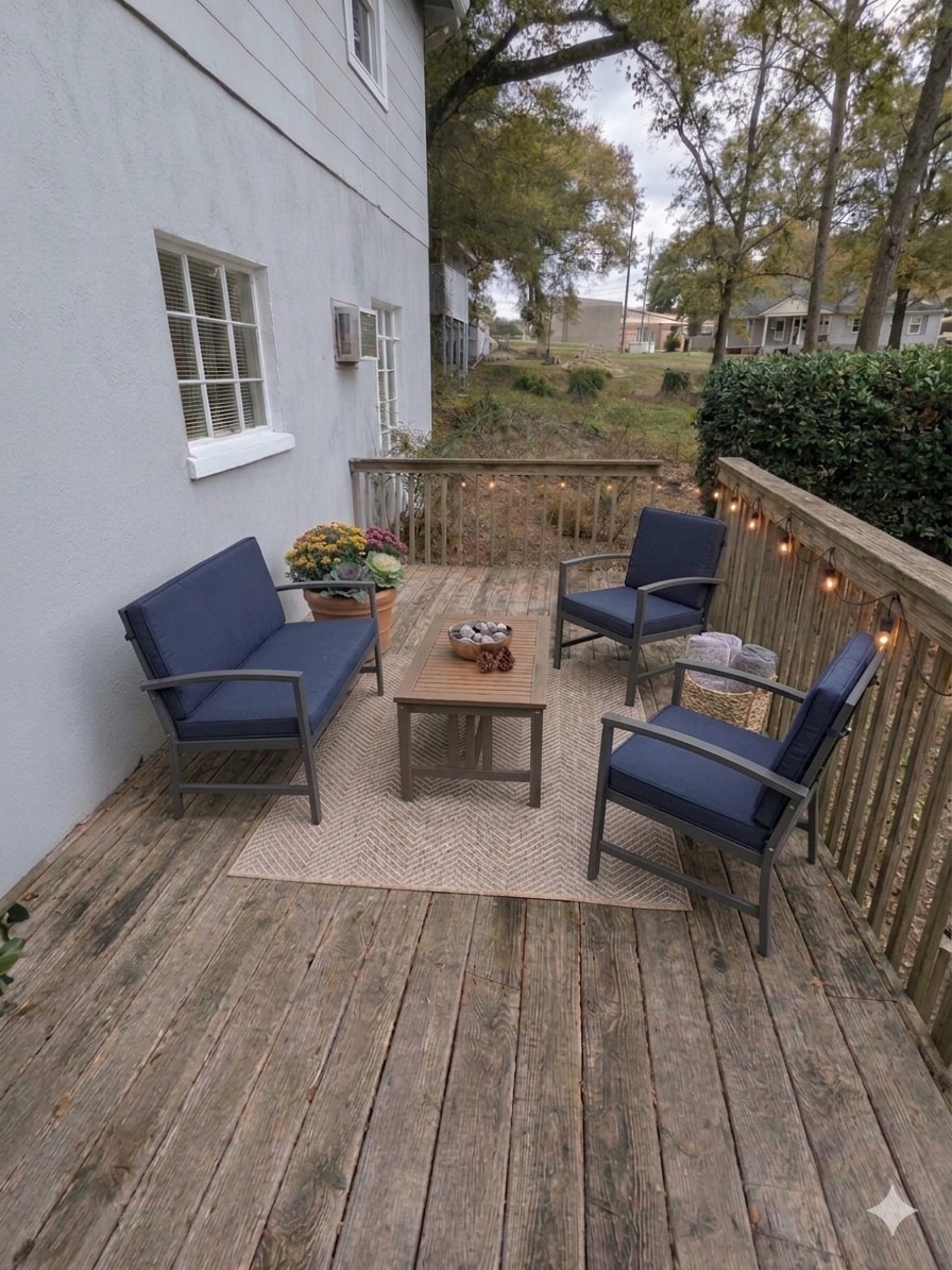 Private Rear Deck/Porch - 39 Skyline Dr