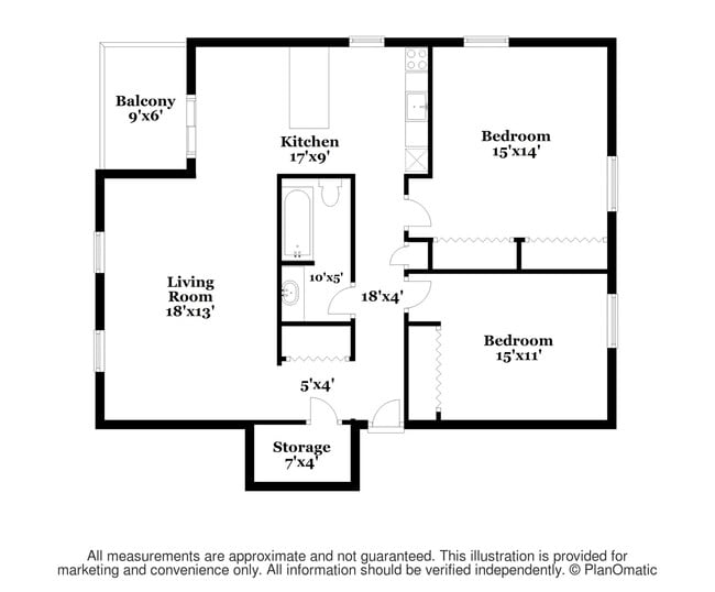 Floorplan - Rose Hill Apartments