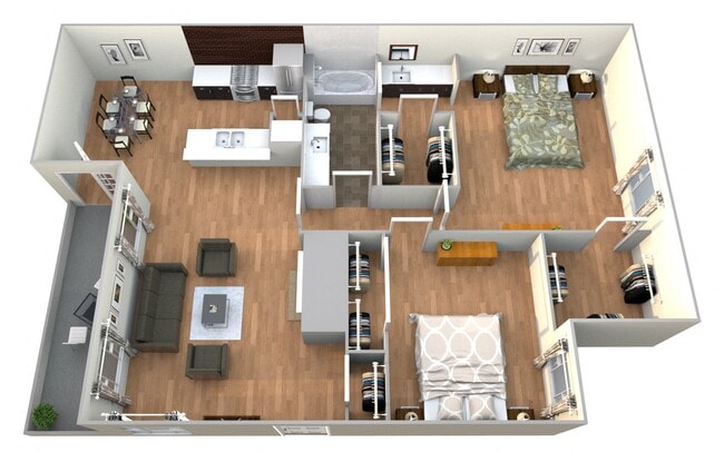 Floorplan - STATION 121 at Town Center Apartments