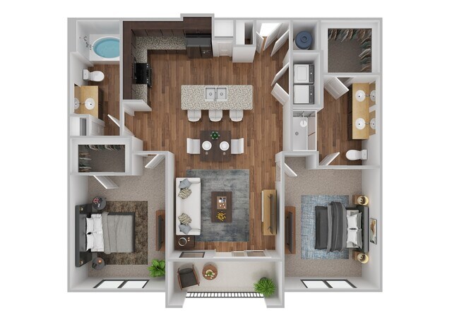 B1 Floor Plan - The Henry at New Forest