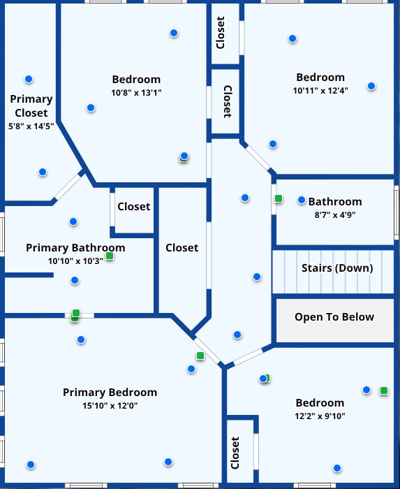 Upstairs Floorplan - 72 Crossandra Ave