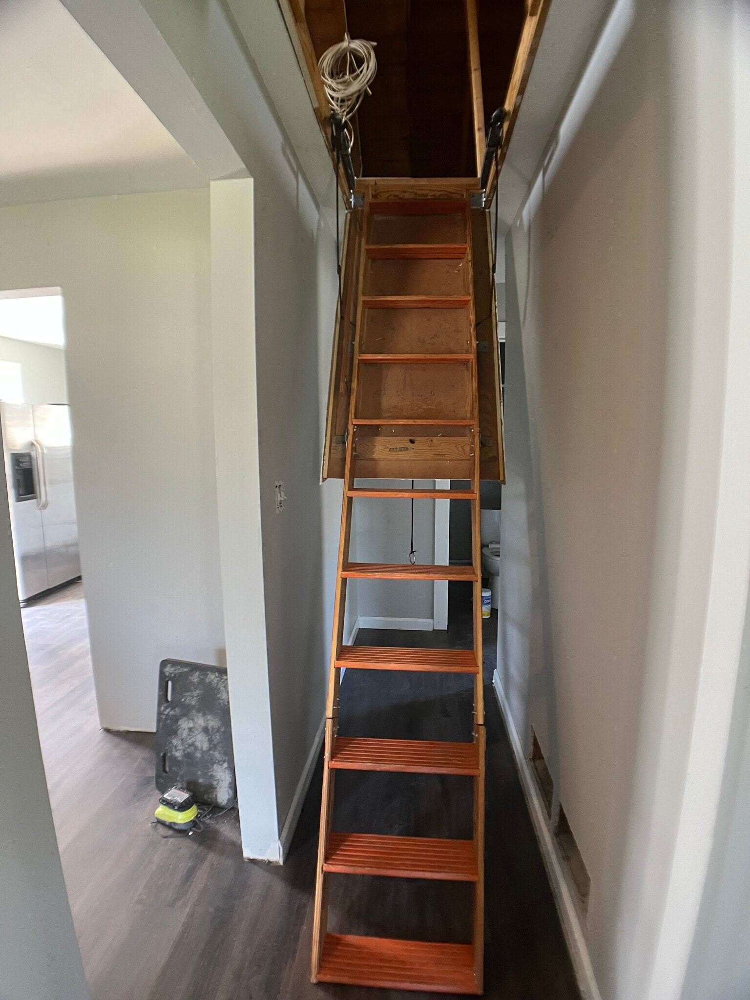 Ladder to Attic in Hall - 1933 Forest Ave