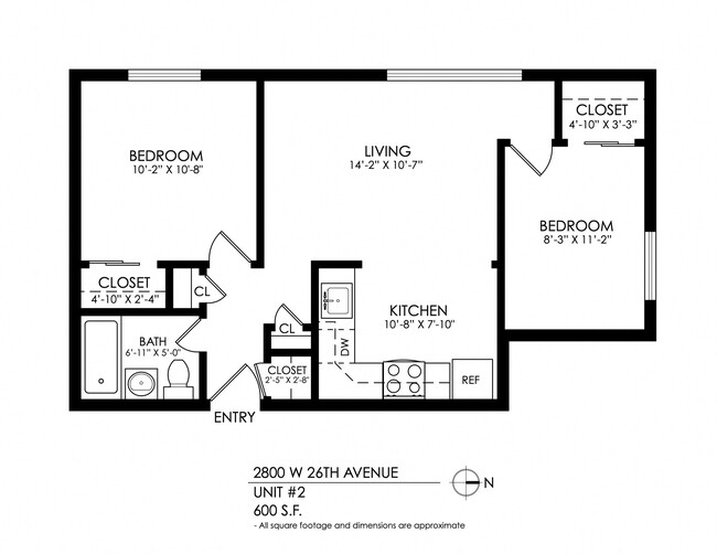 Floorplan - 2800 W 26th