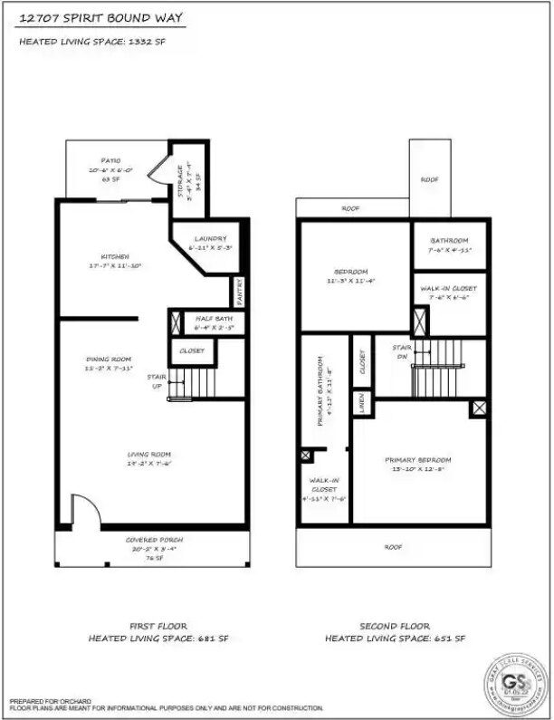 Floorplan - 12707 Spirit Bound Way