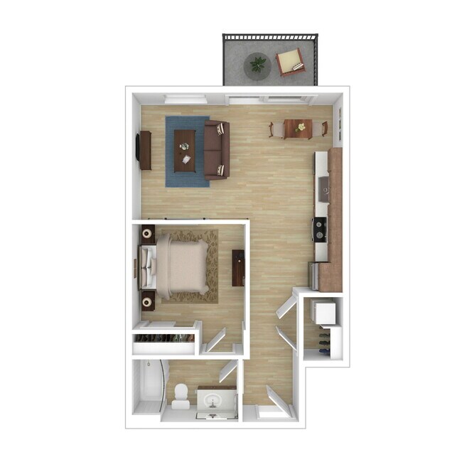 Floorplan - Harwood Flats
