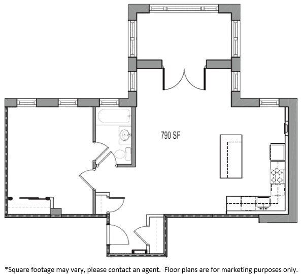 Floorplan - Kenyon Apartments