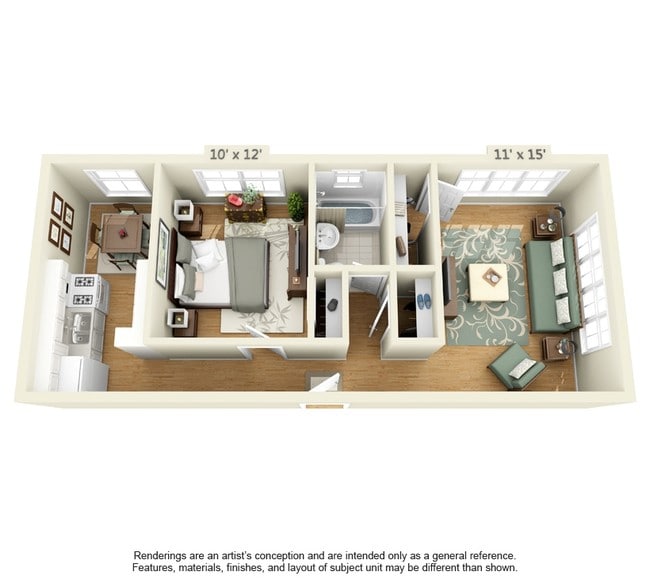 1br/1ba - Lor-West Apartments