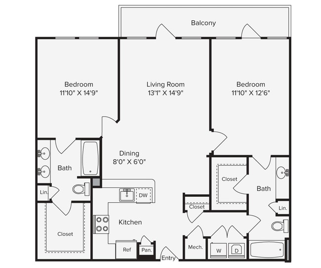 Floorplan - Avalon Arlington North