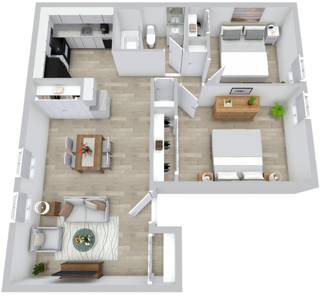 SLA_2BRFlat_2b1b_620_3DR.png - Silver Lake Apartments