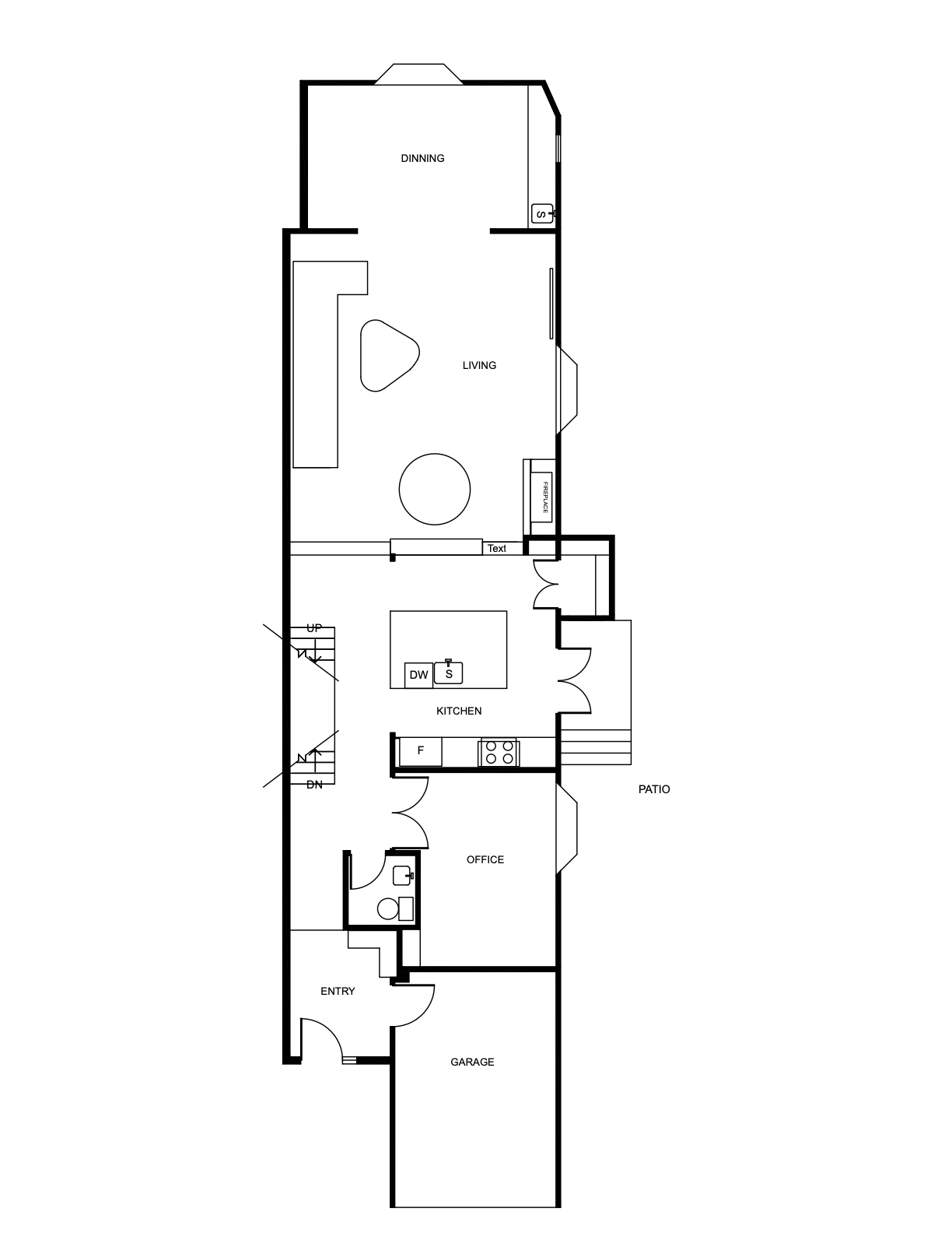 Main floor plan - 3 Carlton St