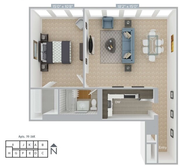 Floorplan - Avalon at Prudential Center