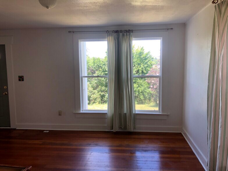 View out living room windows - 220 SE Pioneer St