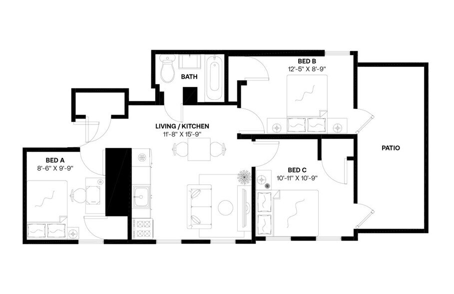 Building Photo - Room in Shared 3 bed/1 bath home