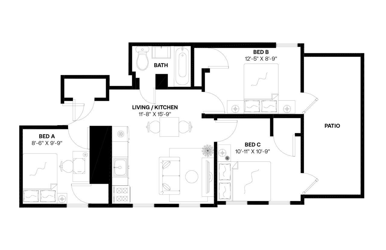Building Photo - Room in Shared 3 bed/1 bath home in East Village