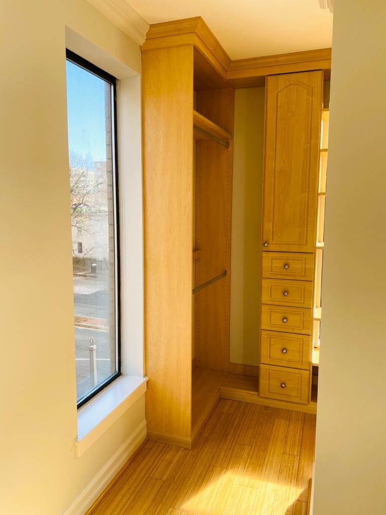 Walk in closet back of the bedroom - 2501 K St NW