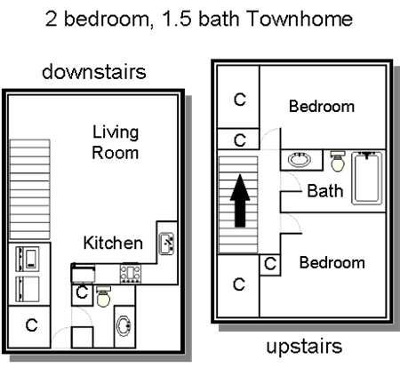 Floorplan - Serengeti Court Apartments