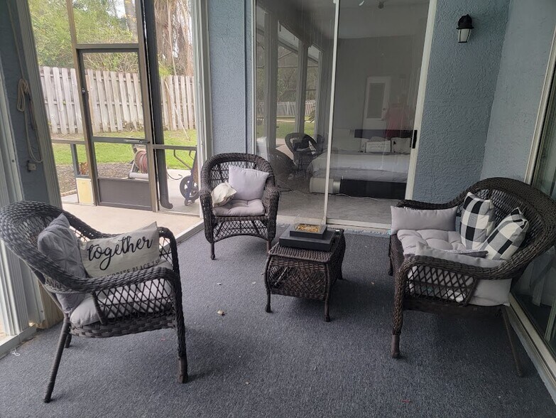 Covered Patio from Great Room and Master Suite - 1267 Little Oak Cir